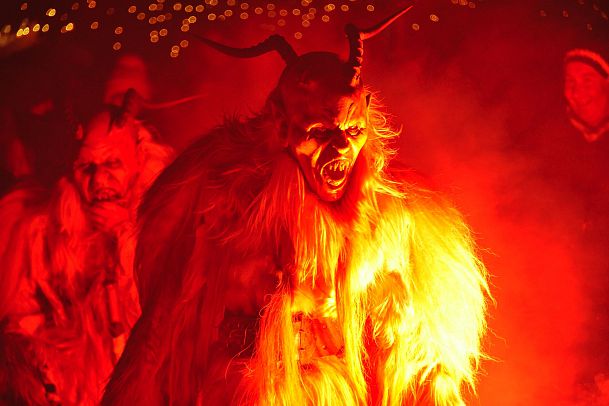 Krampustreiben Feuershow
