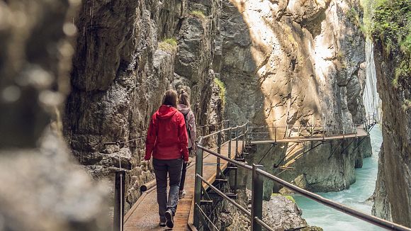 Leutascher Geisterklamm Wasserfallsteig