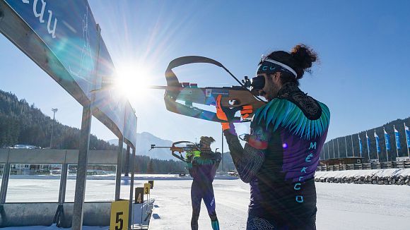 Mexican Biathlon Team - Kaiserwetter beim Biathlon-Training
