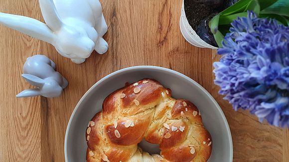 Osterstriezel und Pinzen