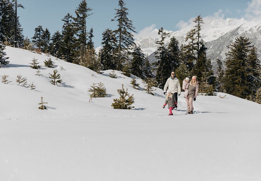 Winterspatziergang mit Kindern - Katzenkopf Leutasch